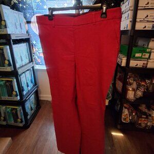 RAFAELA RED SLACKS SIZE 14